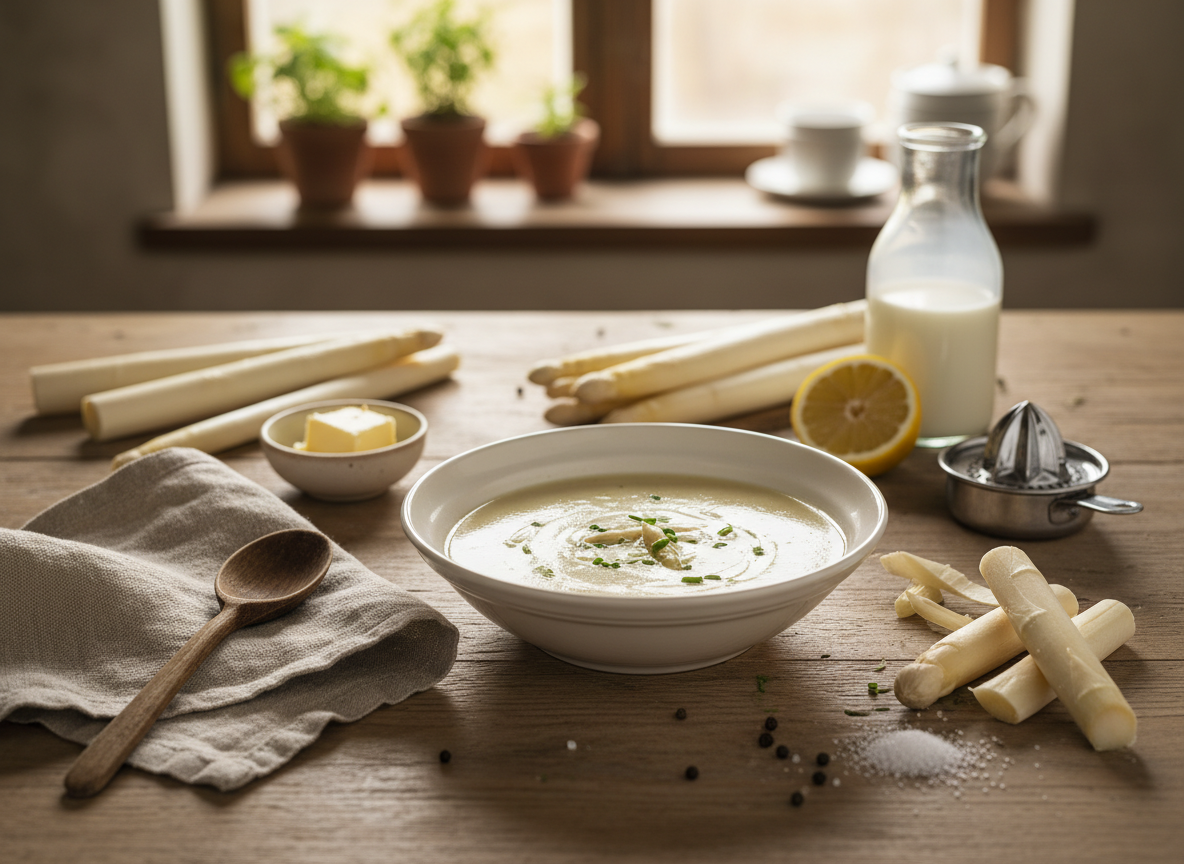 Spargelcremesuppe